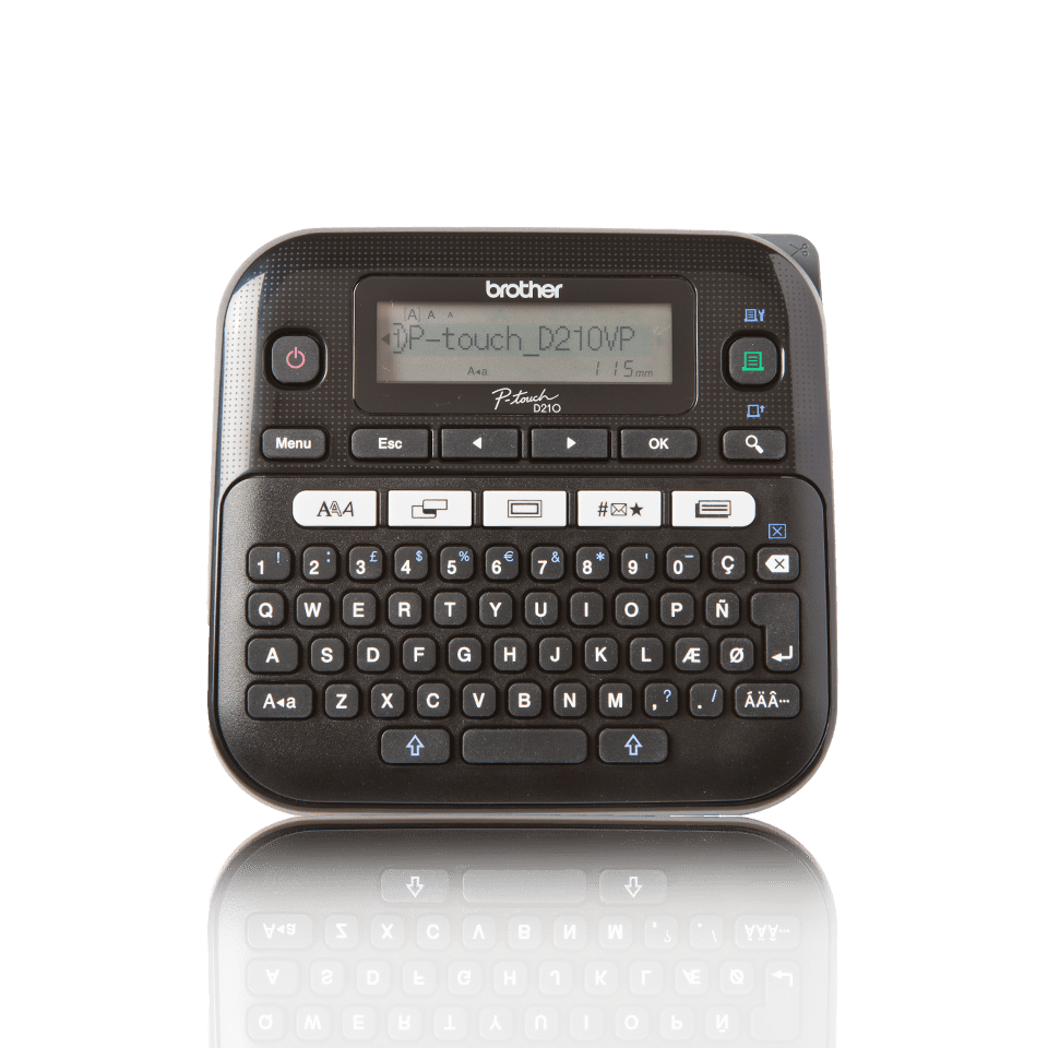 Brother PTD210VP stolni pisač naljepnica za ured - s dodatkom